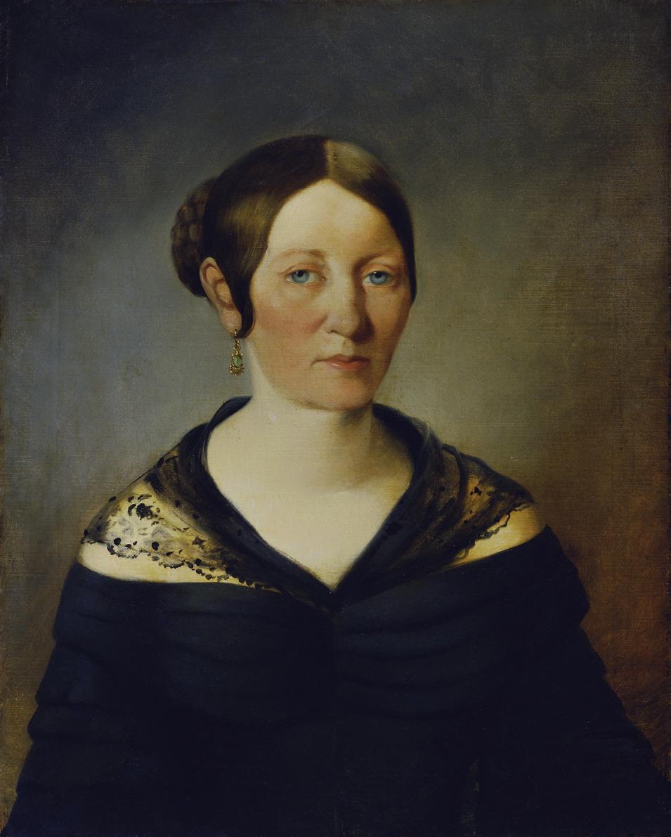 Johann Baptist Reiter, Damenporträt, 1873, Öl auf Leinwand, 58 x 46,5 cm, Belvedere, Wien, Inv.…