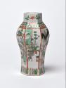 Japanische Vase, undatiert, Porzellan, H: 27,5 × 15 × 13 cm, Belvedere, Wien, Inv.-Nr. 7393/2