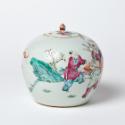 Chinesische Vase mit Deckel, undatiert, Porzellan, 22 × 22 × 22 cm, Belvedere, Wien, Inv.-Nr. 7…