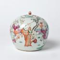 Chinesische Vase mit Deckel, undatiert, Porzellan, 22 × 22 × 22 cm, Belvedere, Wien, Inv.-Nr. 7…