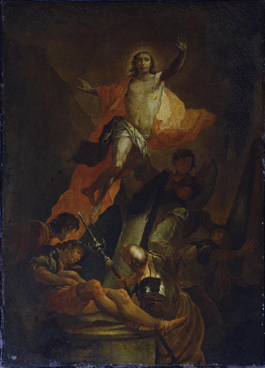 Franz Xaver Wagenschön, Auferstehung Christi, um 1750/1770, Öl auf Leinwand, 85 x 61 cm, Belved…