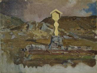 John Quincy Adams, Soldatengrab, 1914/1918, Öl auf Leinwand, 36 x 48 cm, Belvedere, Wien, Inv.-…