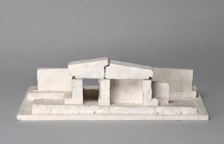 Fritz Wotruba, Modell einer Zelleneinheit, 1967, Gips, 15,5 × 51,5 × 33 cm, Belvedere, Wien, In…