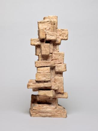 Fritz Wotruba, Figur IV, 1964, Gipsguss nach Tonmodell, 43 × 17,5 × 14,5 cm, Belvedere, Wien, I…