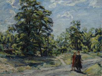 Waldemar Rösler, Baumlandschaft, um 1910, Öl auf Leinwand, 80 × 100 cm, Belvedere, Wien, Inv.-N…