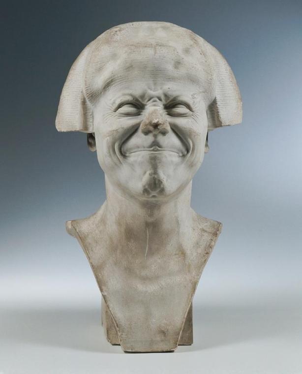 Franz Xaver Messerschmidt, Ein schmerzhaft stark Verwundeter ("Charakterkopf" Nr. 19), vor 1923 ...