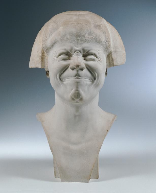 Franz Xaver Messerschmidt, Ein schmerzhaft stark Verwundeter, 1964, 45 x 26 x 24 cm, Gipsabguss ...