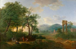 Carl Philipp Schallhas, Arkadische Landschaft, 1796, Öl auf Leinwand, 87 x 135 cm, Belvedere, W…