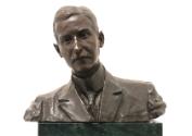Gustinus Ambrosi, Stefan Zweig, 1913, Bronze auf Serpentin-Postament, H: 41,5 cm, Belvedere, Wi…