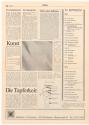 Erwin Puls, PULS – DER KLARE BLICK, DAS WAHRE WORT!, 21.4.1982, Offset-Druck auf Papier, 48,9 ×…