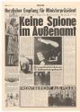 Erwin Puls, PULS – DER KLARE BLICK, DAS WAHRE WORT!, 23.4.1982, Offfset-Druck auf Papier, 48,9  ...