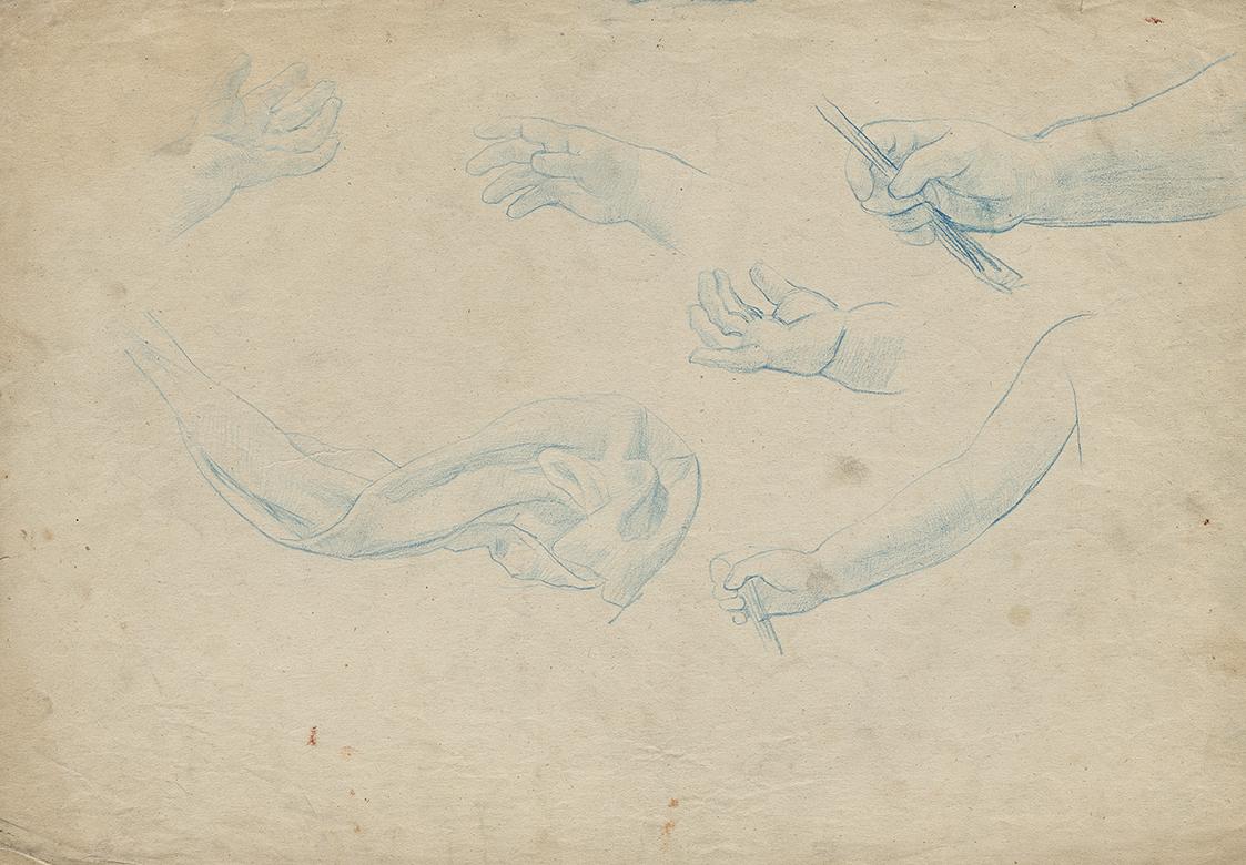 Arm- und Handstudien von Kleinkindern