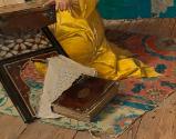 Osman Hamdi Bey, Islamischer Theologe mit Koran, 1902, Öl auf Leinwand, 145 x 171 cm, Belvedere…