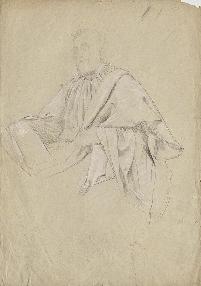 Alter Mann mit reichem Gewand