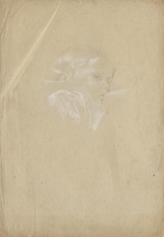 Studie eines säugenden Kleinkindes