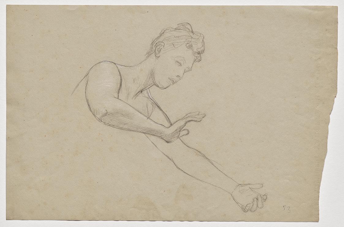 Figurenstudie für das Fakultätsbild "Theologie"