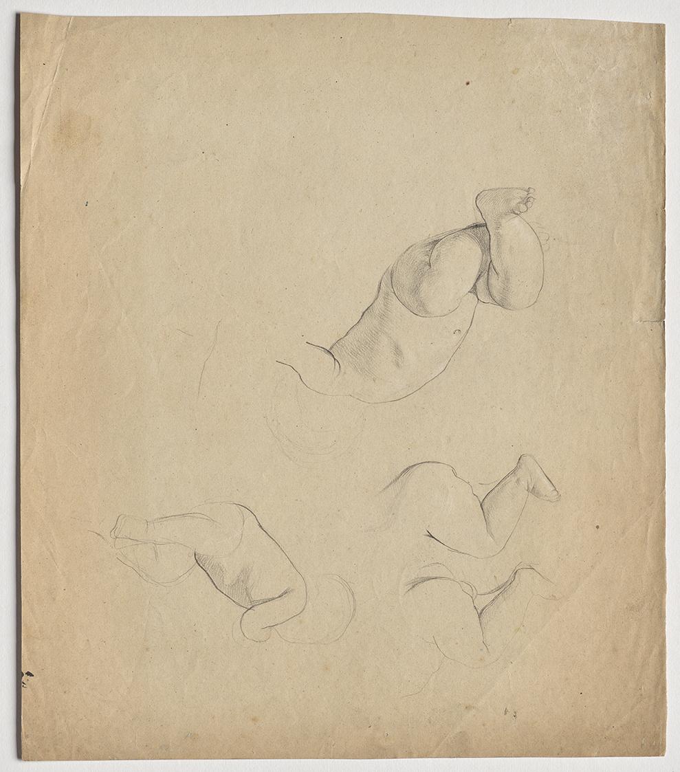 Aktstudien von Kleinkindern