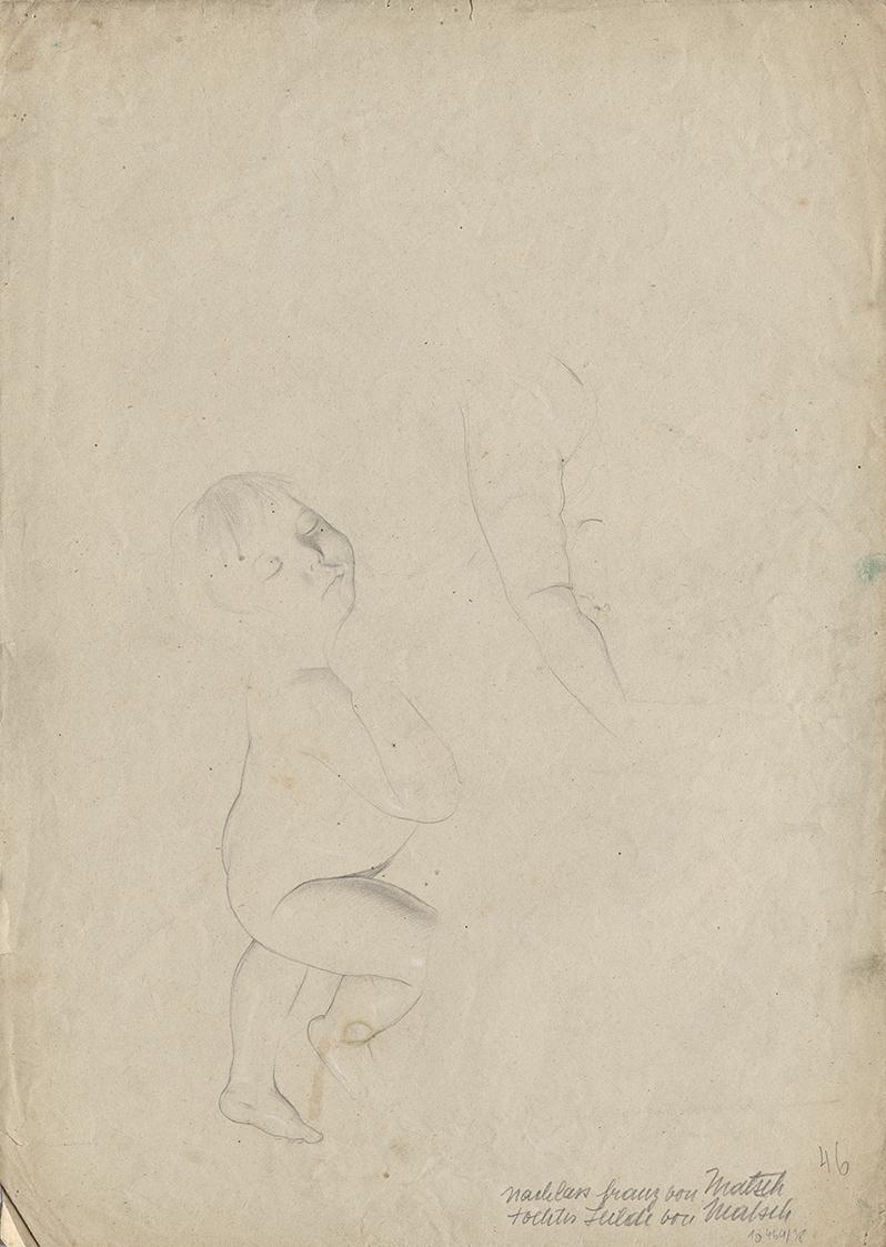 Aktstudien eines Kleinkindes