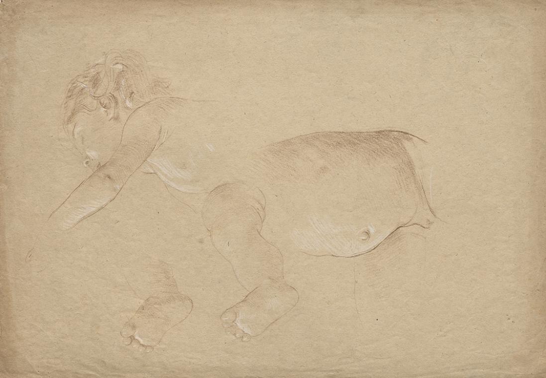 Aktstudien von Kleinkindern