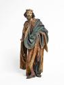 Wiener oder niederösterreichischer Bildschnitzer, Hl. König (von einer Epiphanie-Gruppe ?), um …