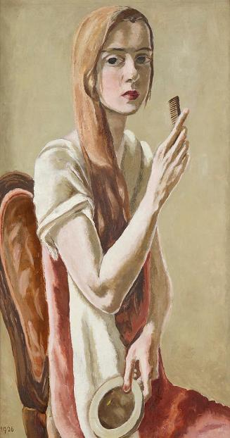 Marie-Louise von Motesiczky, Selbstporträt mit Kamm, 1926, Öl auf Leinwand, 83 x 45 cm, Belvede…