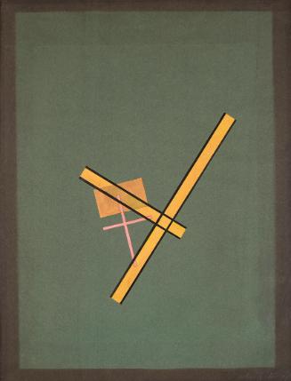 Laszlo Moholy-Nagy, Komposition, 1922, Tinte, Gouache, Collage auf Papier, 61,5 × 47 cm, Dauerl…