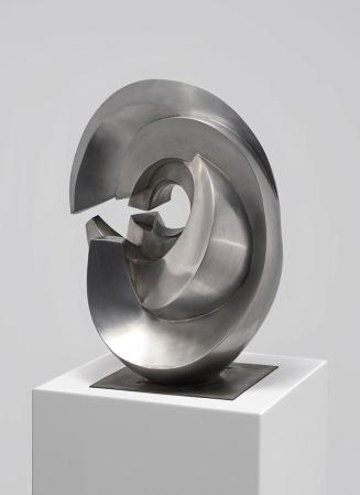 Wander Bertoni, Das große C, 1955, (Bronze) Edelstahl / Aluminium (?), 65 x 38 x 47 cm, Artothe ...