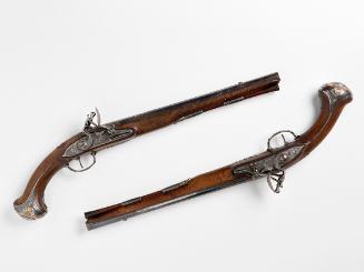 Steinschloss-Pistole, um 1715, 50 cm, Belvedere, Wien, Inv.-Nr. SLM 662/1