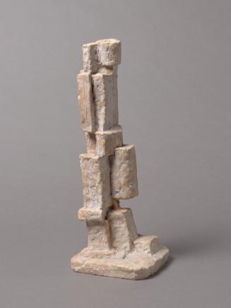 Fritz Wotruba, Figur I, 1961, Gipsguss nach Tonmodell, 40,5 × 14,5 × 15 cm, Belvedere, Wien, In…