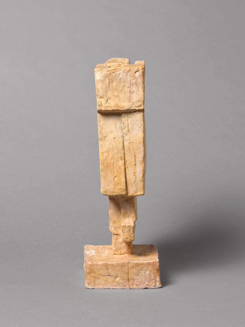 Fritz Wotruba, Kopf, 1962, Gipsguss nach Tonmodell, 46,5 × 15,5 × 25,5 cm, Belvedere, Wien, Inv…