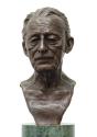 Augustinus Ambrosi, Franz Karl Ginzkey, 1959, Bronze auf Serpentin-Postament, H: 44 cm, Belvede ...