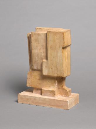 Fritz Wotruba, Kopf, 1962, Gipsguss nach Steinskulptur, 41 × 14,5 × 30,5 cm, Belvedere, Wien, I…