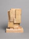 Fritz Wotruba, Kopf, 1962, Gipsguss nach Steinskulptur, 41 × 14,5 × 30,5 cm, Belvedere, Wien, I ...