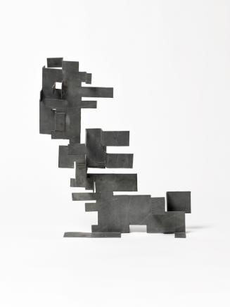 Fritz Wotruba, Studie V, um 1970, Zinkblech, 38,5 × 8,5 × 33,5 cm, Belvedere, Wien, Inv.-Nr. FW…