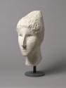 Fritz Wotruba, Frauenkopf, 1946, Zementguss, 40 × 19 × 31 cm, Belvedere, Wien, Inv.-Nr. FW 1320