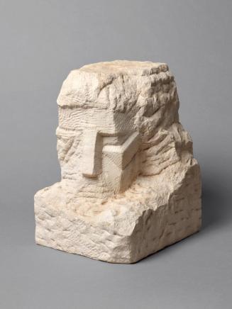 Fritz Wotruba, Kopf, 1971/1972, Gipsguss nach Steinskulptur, 40 × 27 × 31,5 cm, Belvedere, Wien ...