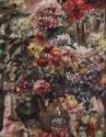 Lovis Corinth, Stillleben mit Chrysanthemen und Amaryllis, 1922, Öl auf Leinwand, 121 × 96 cm, …