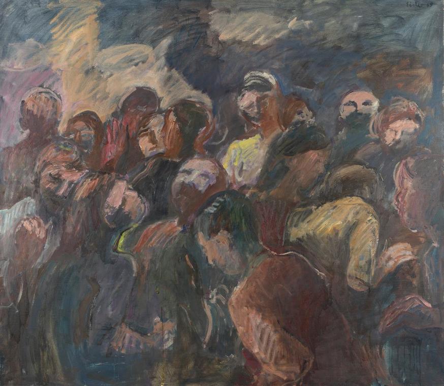 Georg Eisler, Big Apple III, 1969, Öl auf Leinwand, 130 × 150 cm, Belvedere, Wien, Inv.-Nr. 119…