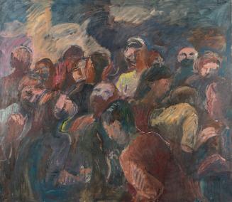 Georg Eisler, Big Apple III, 1969, Öl auf Leinwand, 130 × 150 cm, Belvedere, Wien, Inv.-Nr. 119…