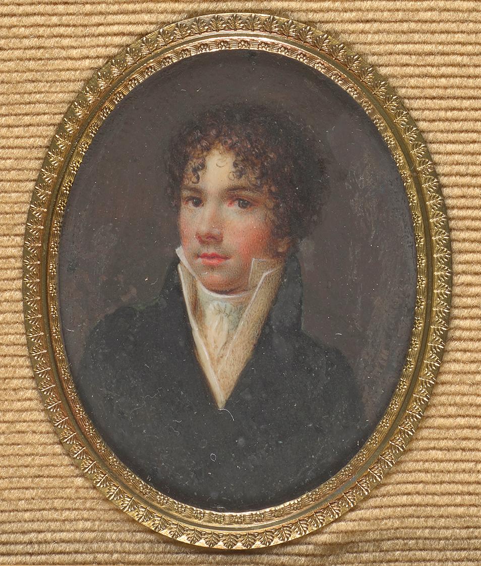 Jüngling mit Locken in der Stirn