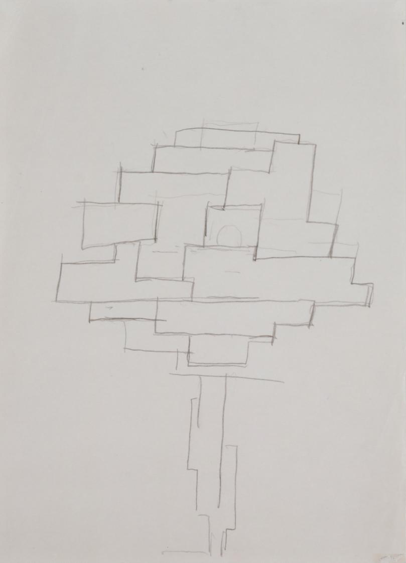 Entwurf für eine Monstranz für die Kirche St. Michael, Luzern