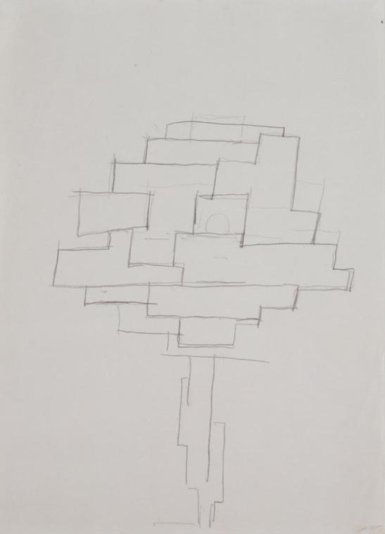 Entwurf für eine Monstranz für die Kirche St. Michael, Luzern