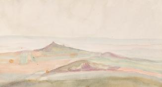 Walther Gamerith, Landschaft, undatiert, Aquarell auf Papier, 19 × 35 cm, Belvedere, Wien, Inv.…