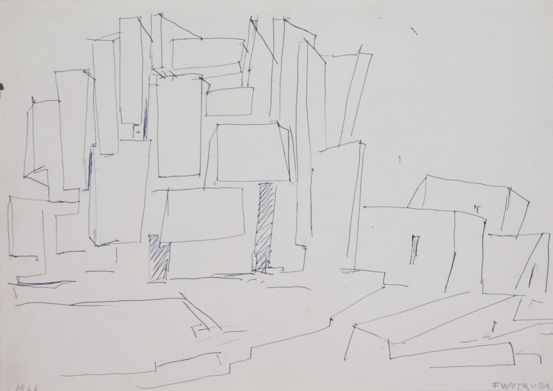 Entwurf von Kirche und Kloster für den Orden der Karmelitinnen in Steinbach bei Wien