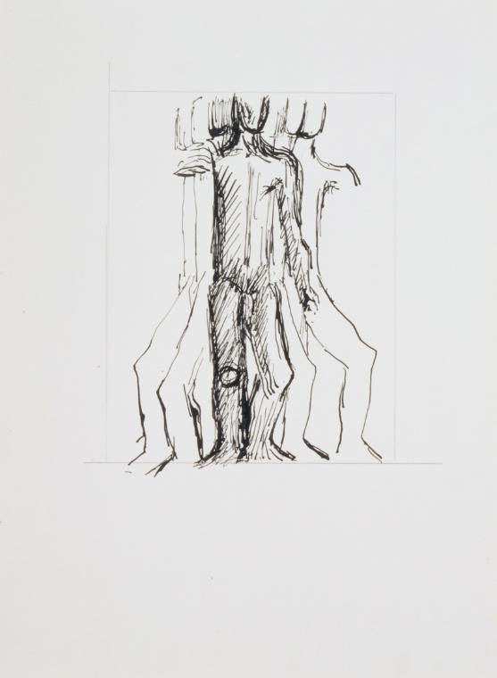 Entwurf für die 1975 edierte Sondermarke "30 Jahre Zweite Republik"