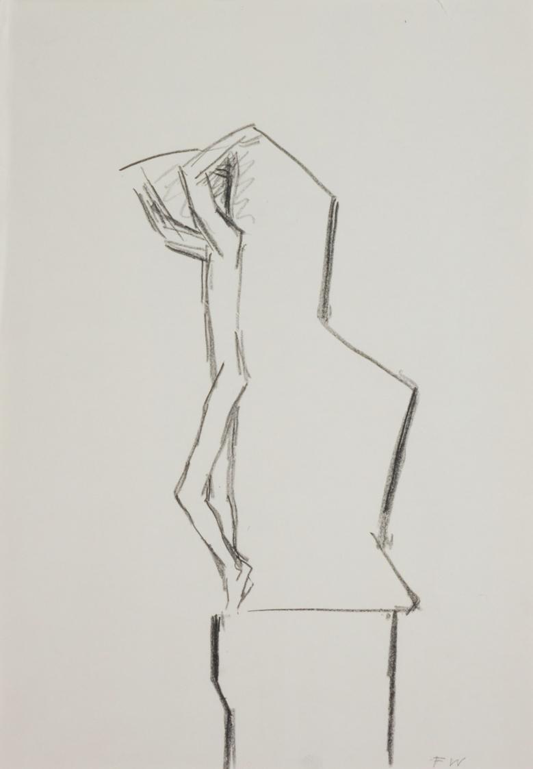 Entwurf für eine Figur – Aufflug