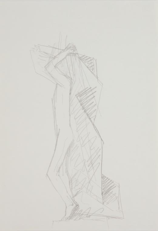 Entwurf für eine Figur – Aufflug