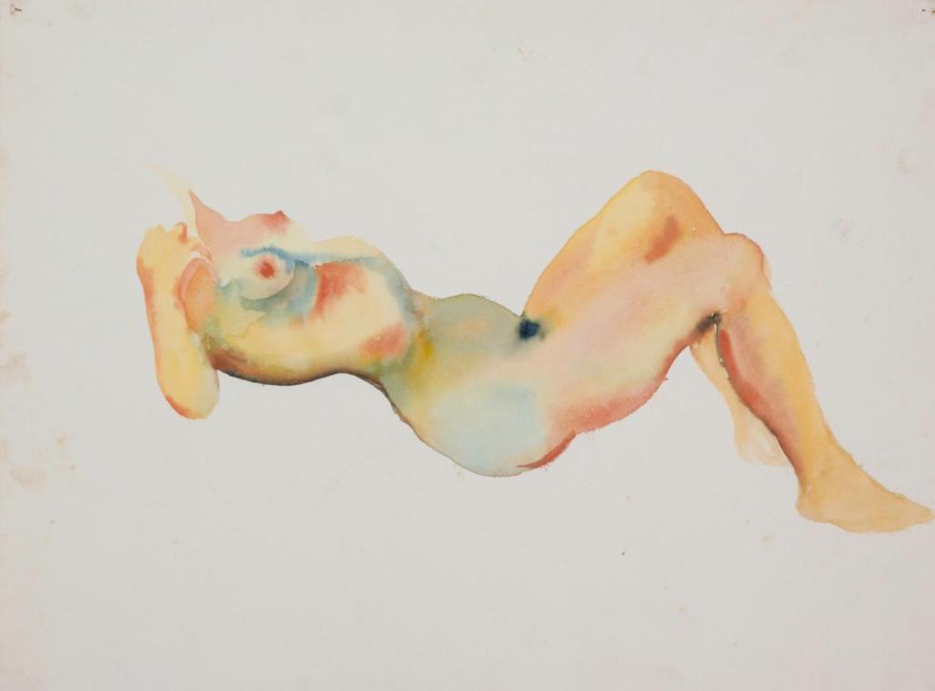 Liegender weiblicher Akt