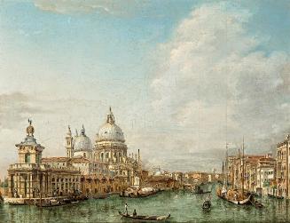 Angiolo Barbini, Canal Grande in Venedig, um 1837, Öl auf Leinwand, 29 x 37 cm, Belvedere, Wien…
