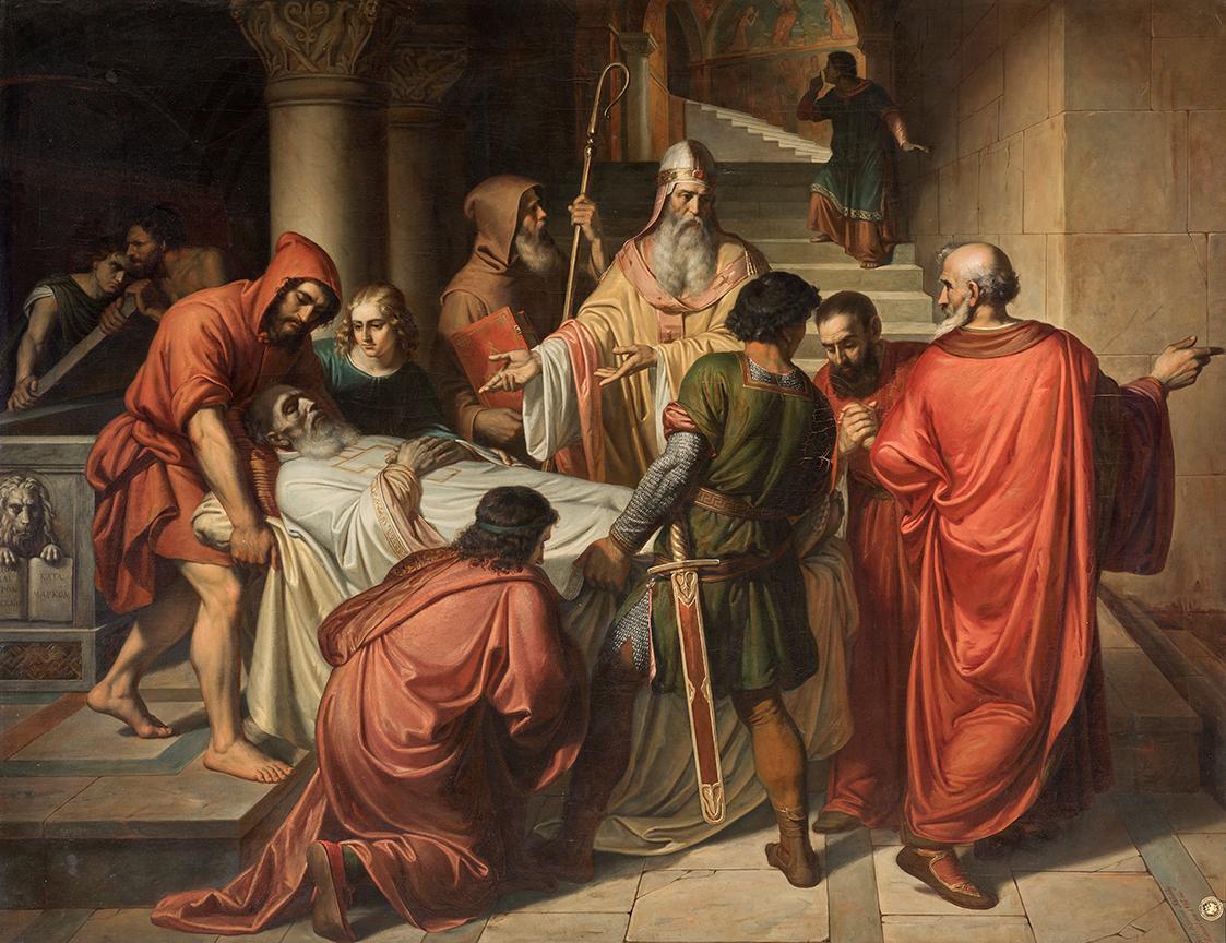 Michael Kovács, Übergabe des Leichnams des heiligen Markus in Alexandria an die Venezianer, 184…